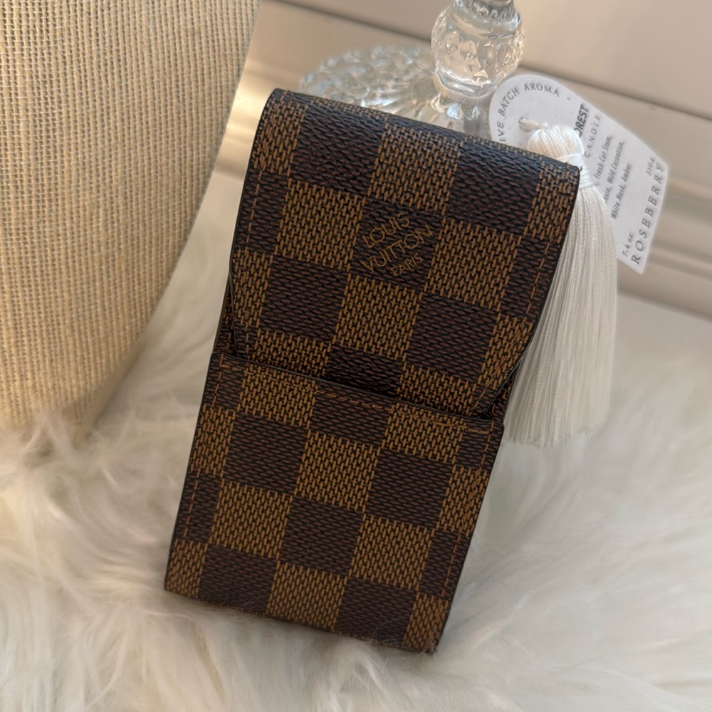 SOLD- Louis Vuitton Damier Ebene Cigarette Case - Picture 2 of 6